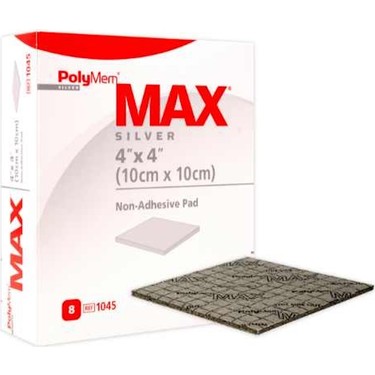 PolyMEM MAX SILVER Yapışkan Olmayan Örtü 10cmx10cm